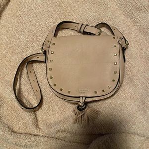 Blush pink faux leather Victoria’s Secret cross body purse